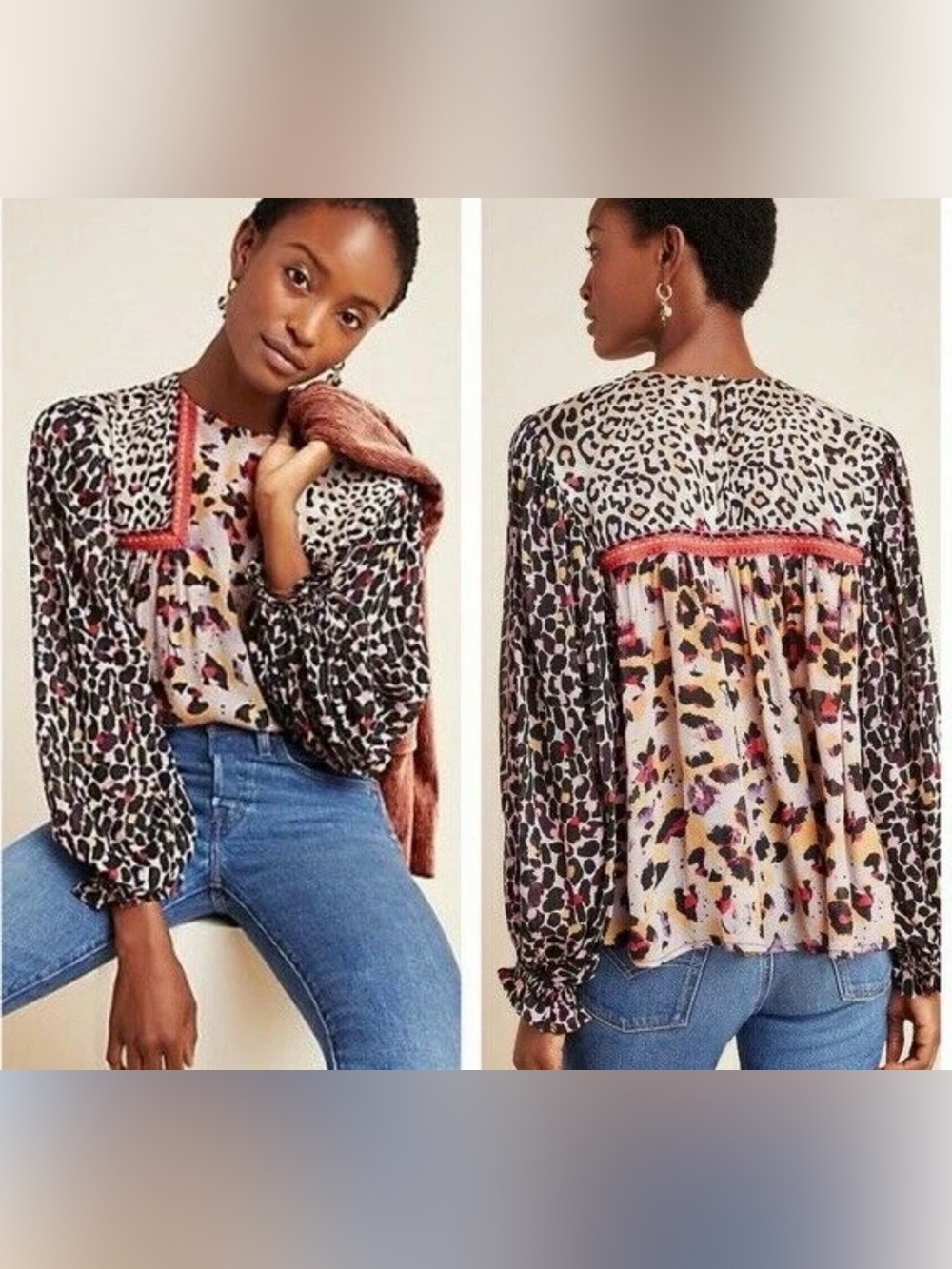 Blank London (Anthropologie) blouse, size M